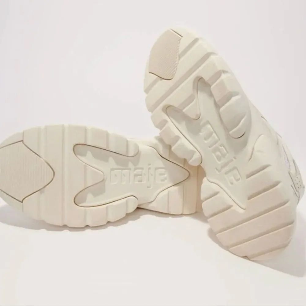 MAJE FASTER Chunky Sneakers OFF WHITE - Picture 3 of 5